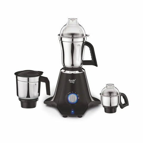 Preethi Taurus Pro MG-256 Mixer Grinder, 1000 watt, Black, 3 Jars, 2yr Guarantee & Lifelong Free Service
